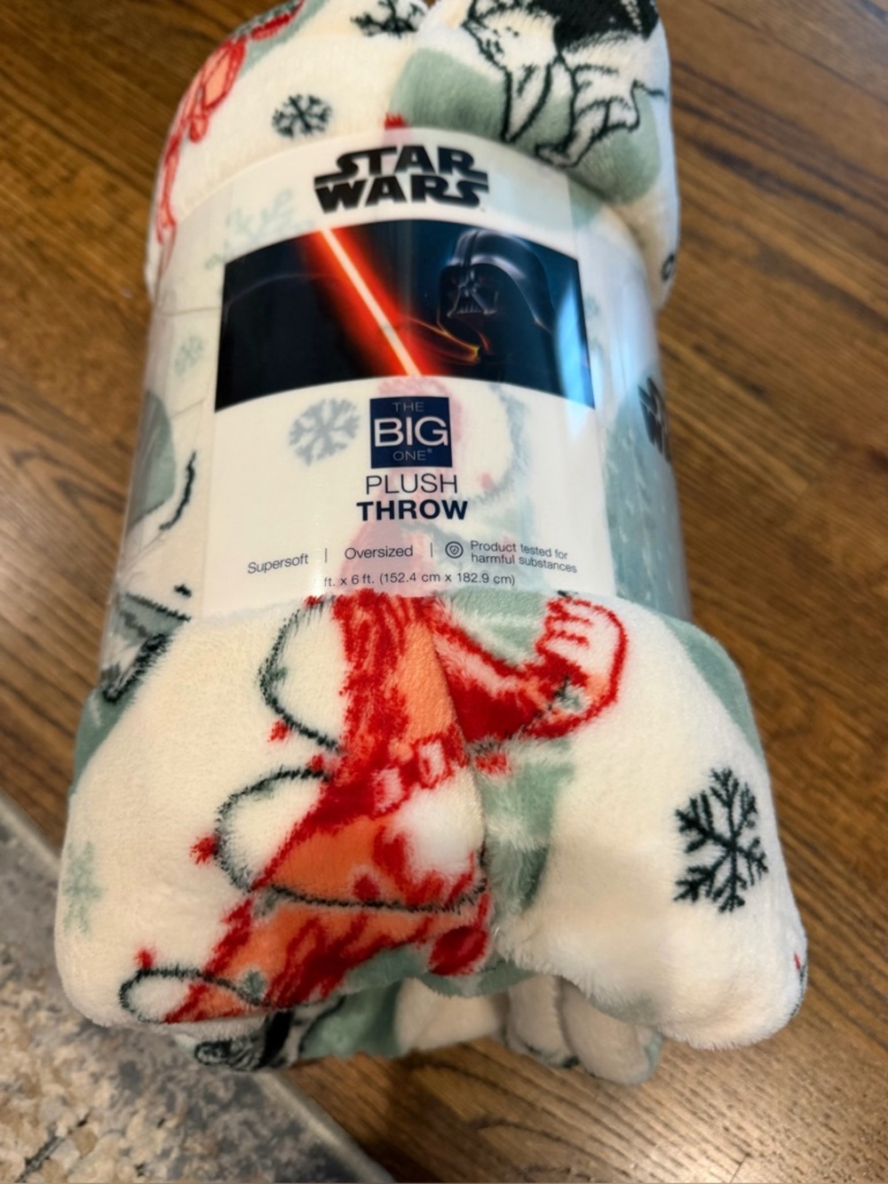 Star Wars Holiday Oversized Supersoft Plush Throw
Blanket by The Big One